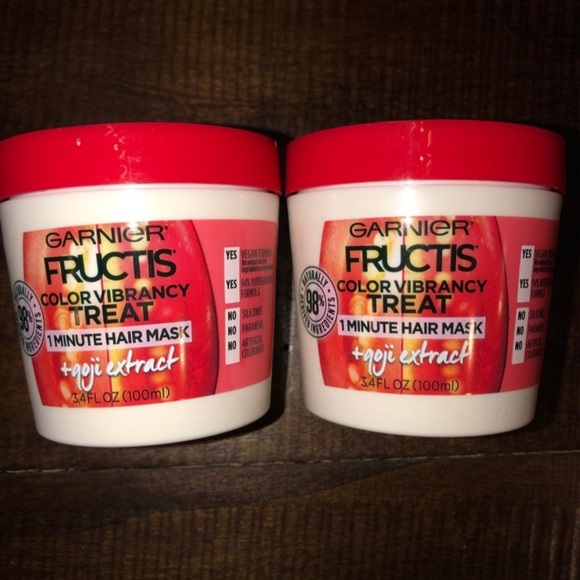Garnier Fructis Goji extract 1 minute hair mask Set of two - Picture 5 of 6